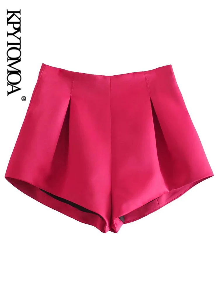 pleated bermuda shorts womens