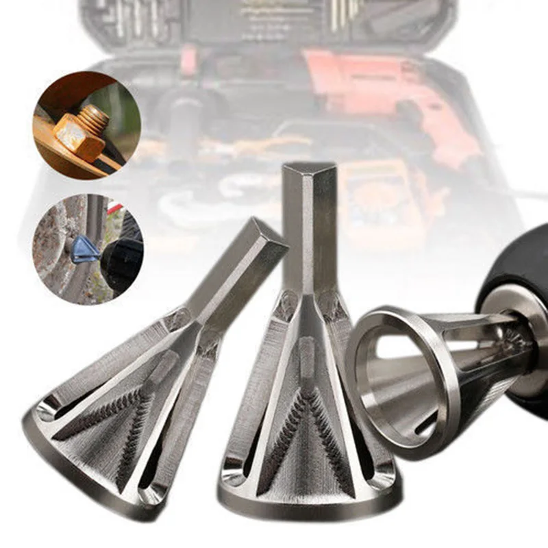 

Deburring External Chamfer Tool Remove Burr Silver For Electric Drill Bit Replace Expensive Car Accessories