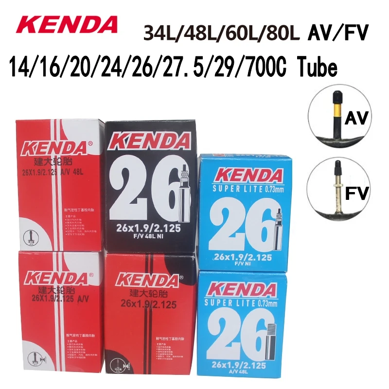 road bike tire tube size