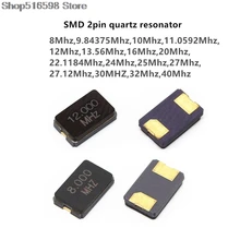 8MHZ 10MHZ 11.0592MHZ 12MHZ 13.56MHZ 16.000MHZ 20MHZ 24MHZ 8.000MHZ 16MHz 2Pin 5032 smd quartz resonator Crystal Oscillator