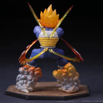 

15cm Dragon Ball Z Super Saiyan Vegeta Battle State Final Flash PVC Collectible Model Toy Free Shipping
