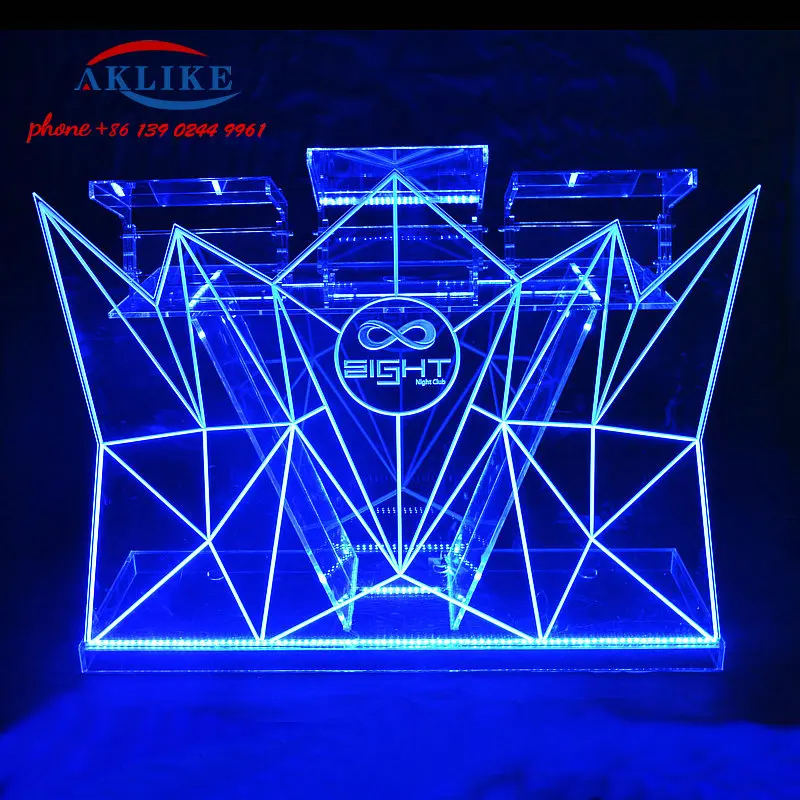 Music Dining Bar Dj Stage Shows The Circle Dj Table Dj Mixer Controller Dj Booth 120* 50* 110 Cm