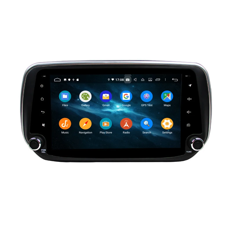 

9" PX6 Android 9.0 Car Multimedia Player For Hyundai IX45/Santa Fe 2018 Car Radio 1024*600 Car Audio 6 Core Car Stereo DSP