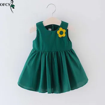 

18M-4T Girls Dress Summer Sleeveless Have Wings And Flower Dress Kids Baby Princess Dresses New Children Casual Fashion Clothes