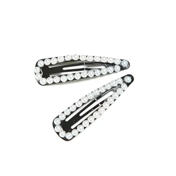 

2pcs Pearl Hair Clips Cute Barrettes Hair Accessories Hair Pins Snap Hair Clips for Girls Toddlers Kids