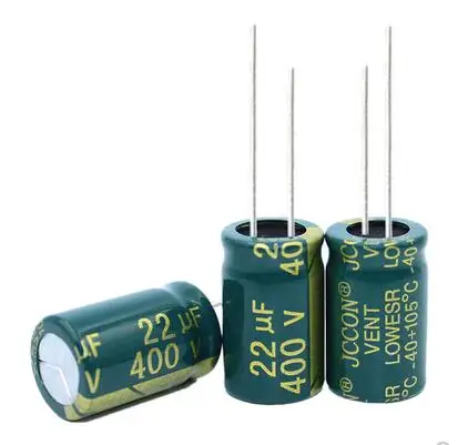 5 шт./лот 22 мкФ высокочастотный низкий импеданс 400V22UF алюминиевый