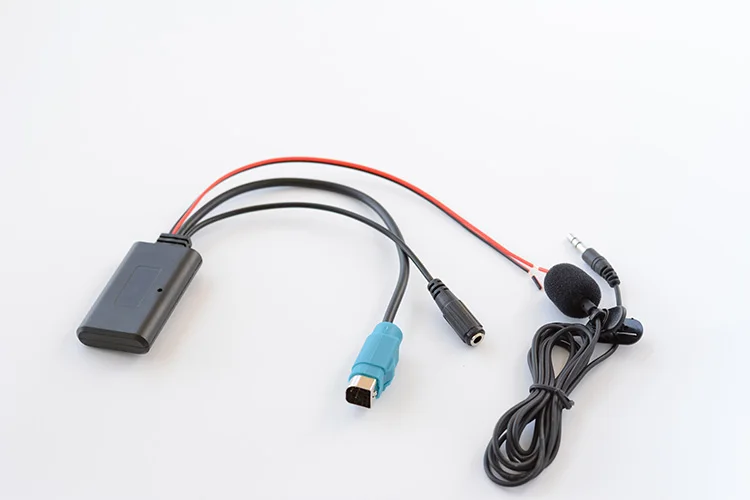 Автомобильный Bluetooth AUX адаптер, беспроводной аудио телефонный звонок, микрофон для громкой связи для Alpine KCE-237B 123E 101E 102E 105E 117J 305S CDE