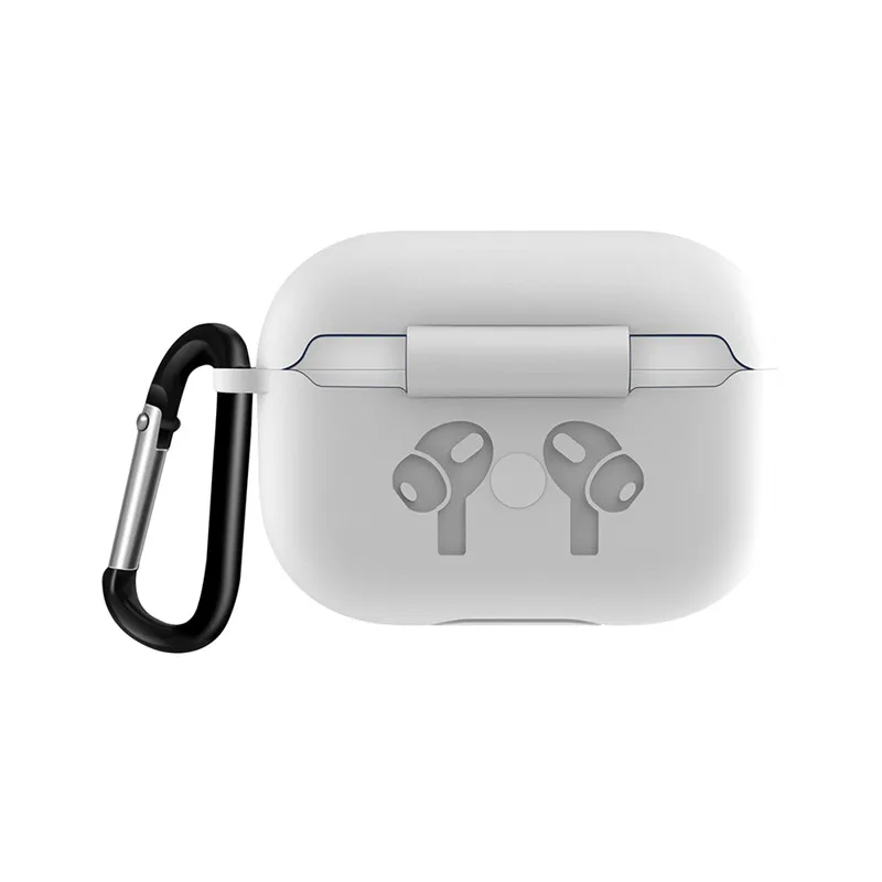 Силиконовый чехол/металлическая Пылезащитная наклейка для Airpods Pro Bluetooth наушники Защитная крышка с крючком, для Airpods Pro Аксессуары