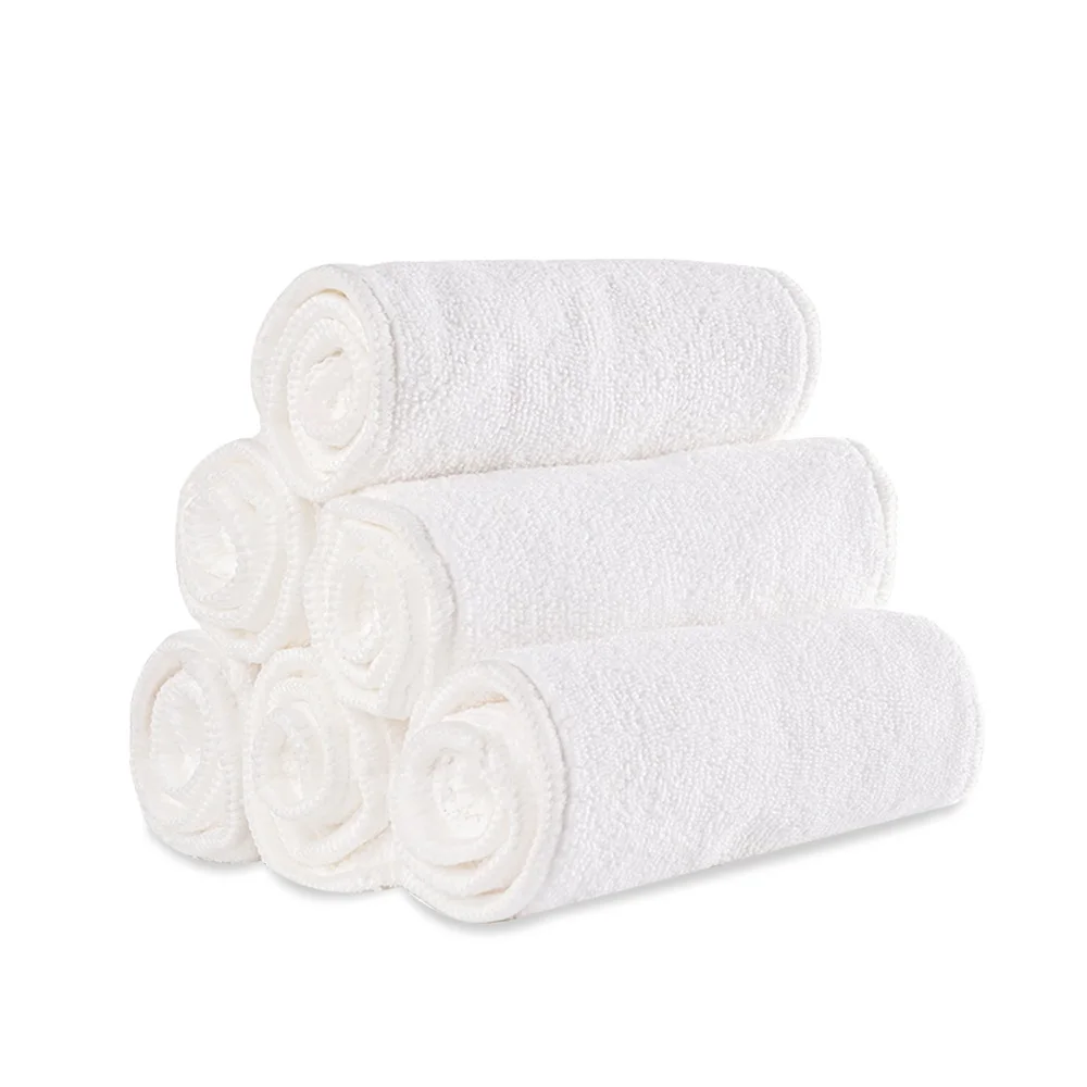 HappyFlute 10Pcs/Set Baby Cloth Diaper Insert 3layer Microfiber Fabric Size 40*15CM Use With Nappy