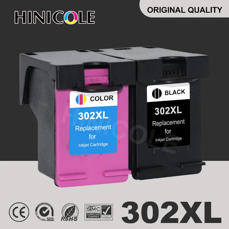 

Чернильный картридж для HP 302 для HP 302, HP 2130 XL, Восстановленный Deskjet 2131 1110 1111 1112 3630 5200 3639 4520 Printe
