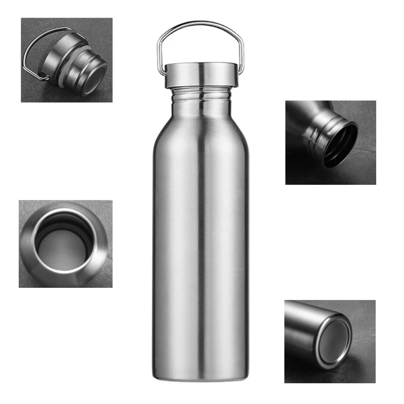 750 мл спортивный вассер Flasche Tragbare 304 Edelstahl термо Tasse Reise Becher Flaschen Dicht кемпинг на открытом воздухе безручные инструменты