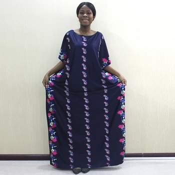 

African Dresses For Women Foulard Cheveux Femme Africaine Floral Pattern Printed Bright Beads платья африканские
