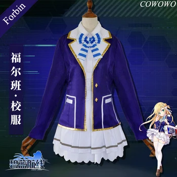 

Anime! Azur Lane FFNF Forbin Academy School Uniform Full Set Cosplay Costume Lovely Daily Suit For Women NEW Free Shipping