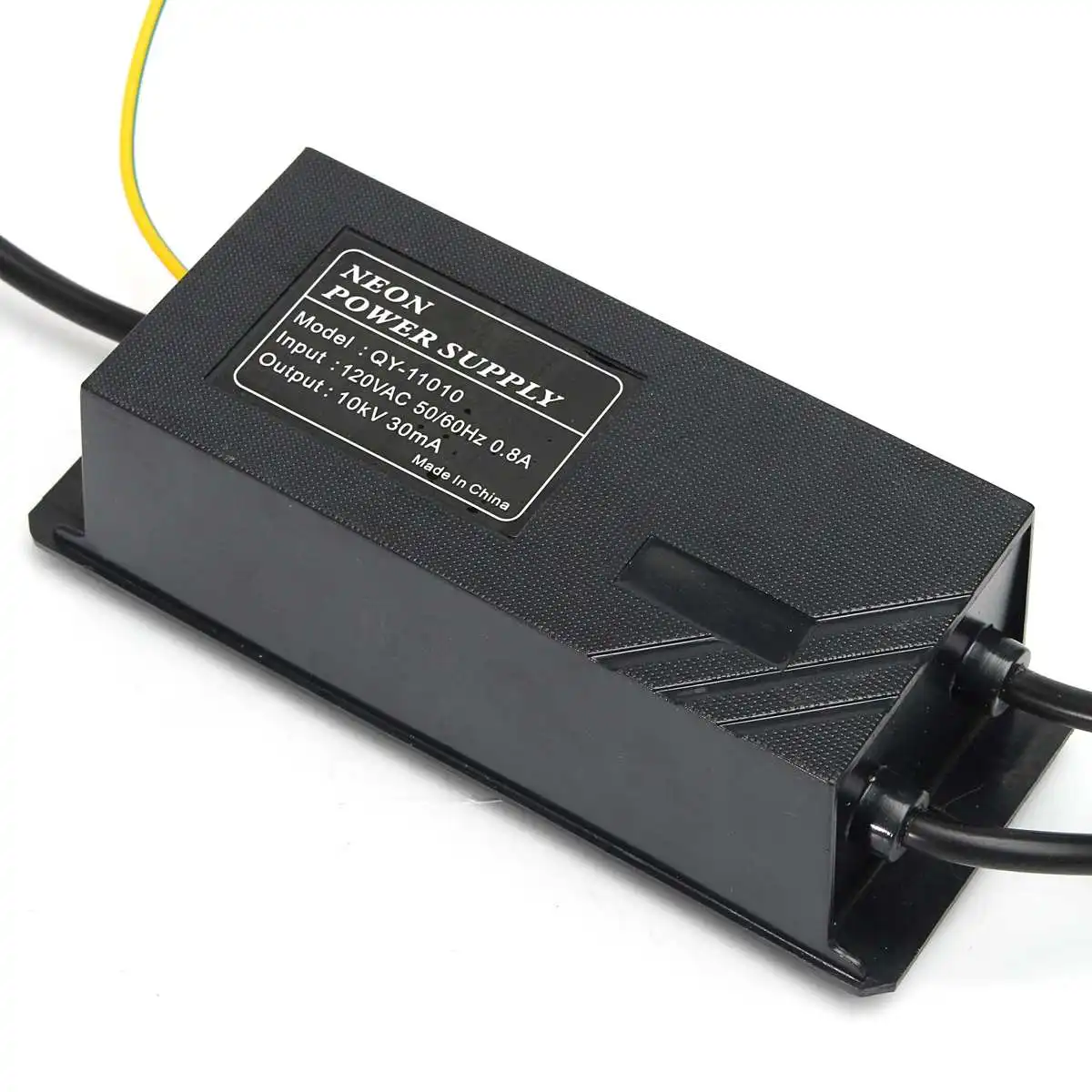 

1PC 10000V 10KV 30mA Flexible Neon Electronic Transformer Power Supply Adapter Rectifier Kit US Plug 3 Prong Grounded