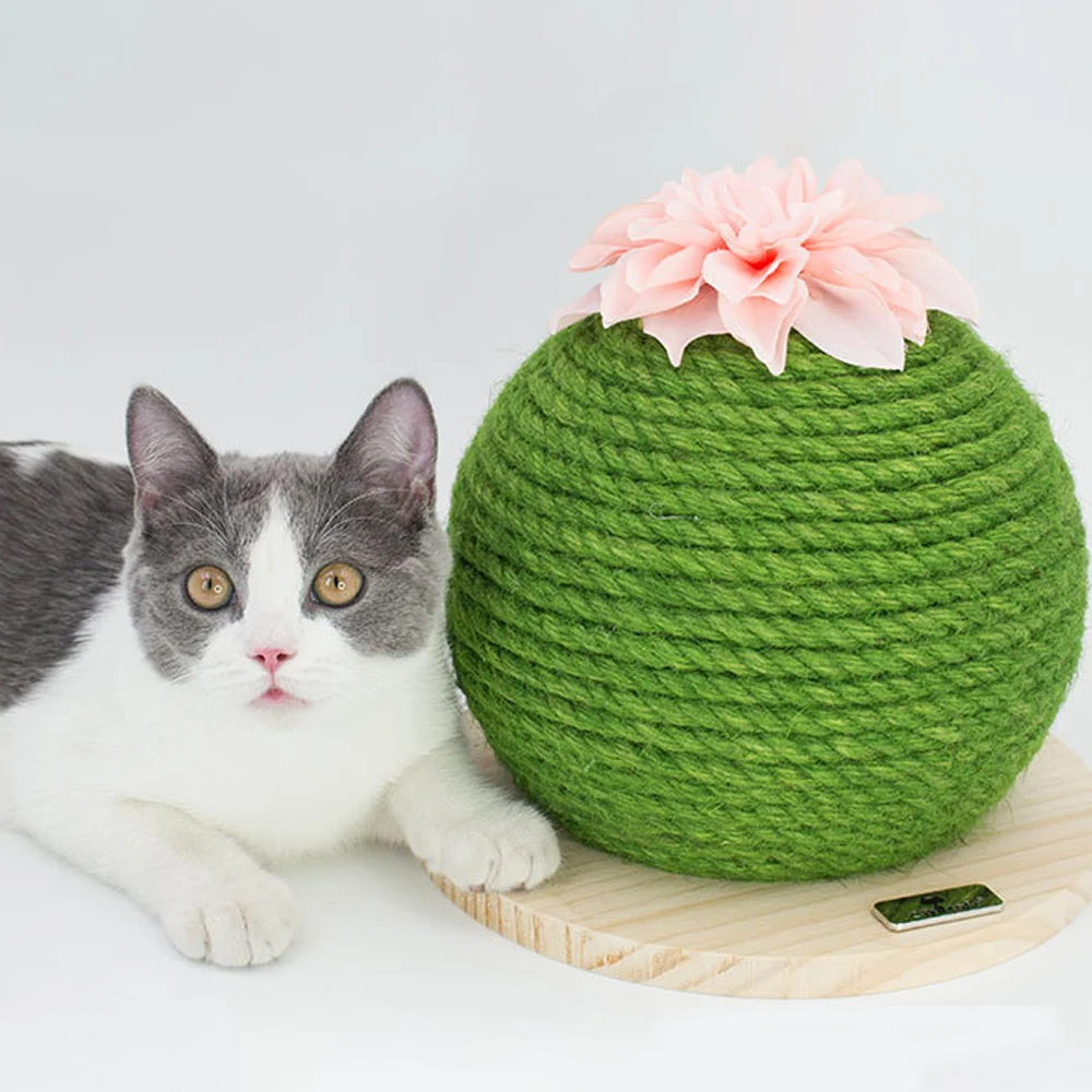 Когтеточка для кошек, прикольная груша, игрушка для кошек, котенок, кактус, кошачий продукт, Когтеточка из сизаля для кошек, украшение для игры