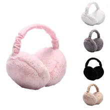 Fashion Cute Earmuffs For Women Imitation Rabbit Fur Winter Earmuffs Warm Female Ear Warmers Earflap Headband Wholesale