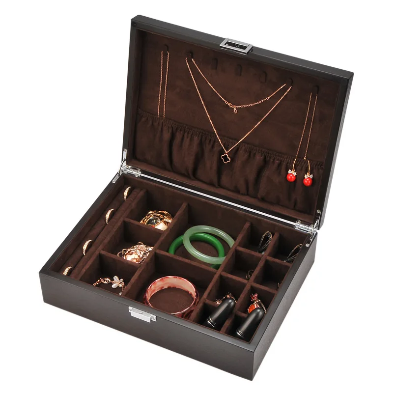 

Chinese Style Wooden Watch Jewelry Box Organizer Luxury Holder Case Wood Watch Jewelry Gift Case Storage Display Boxes With Lock