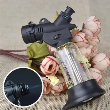 

Outdoor BBQ Lighter Cigar Torch Turbo Lighter Jet Butane Gas Cigarette C1300 Spray Gun Windproof Metal Pipe Lighter For Kitchen