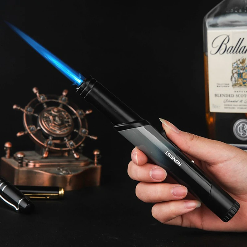 Честный Кухня металлический фонарь газовые зажигалки ветрозащитная Зажигалка