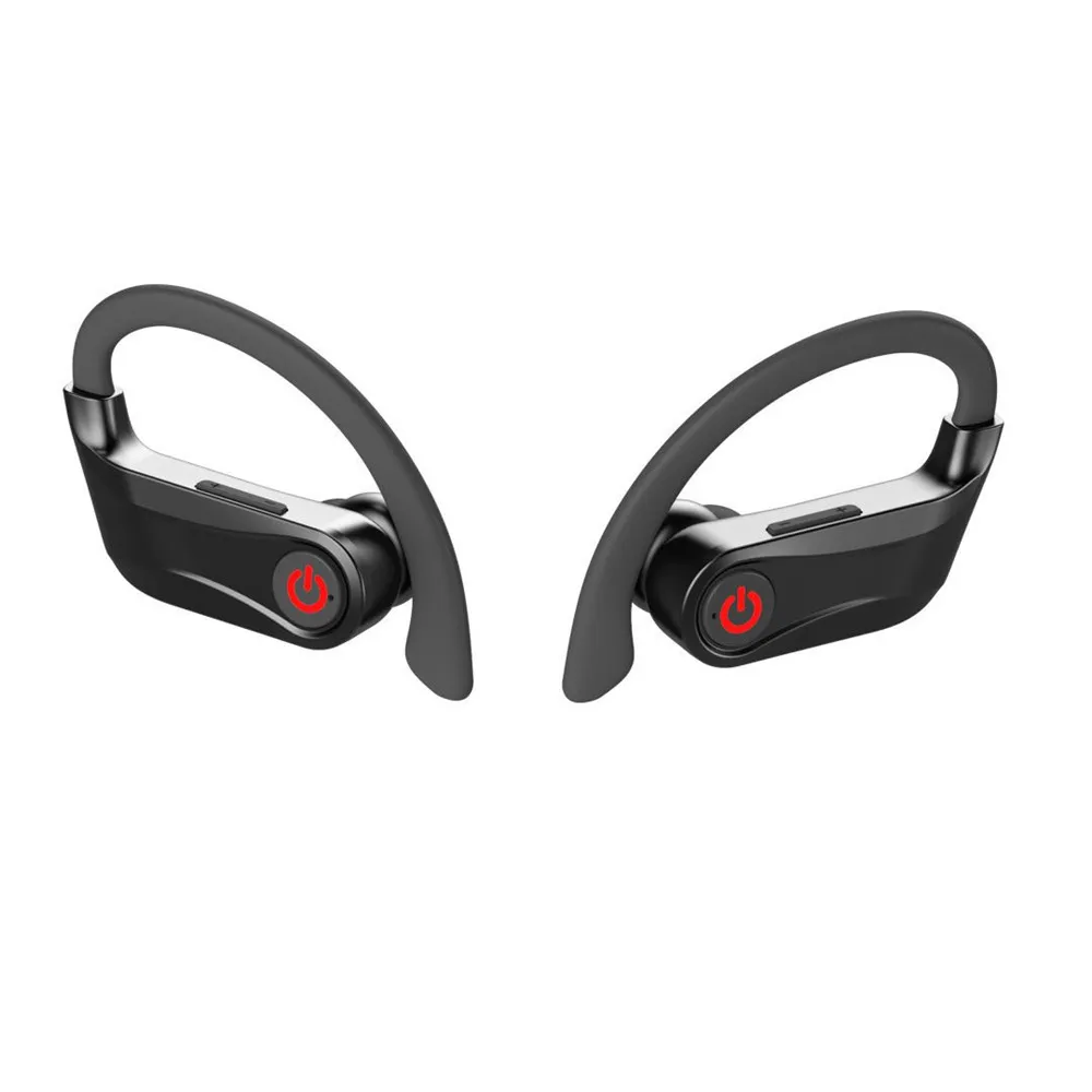 TWS Bluetooth гарнитура с двойным микрофоном ушной крючок беспроводная гарнитура Bluetooth 5,0 с 950 мАч зарядная коробка для мобильного телефона