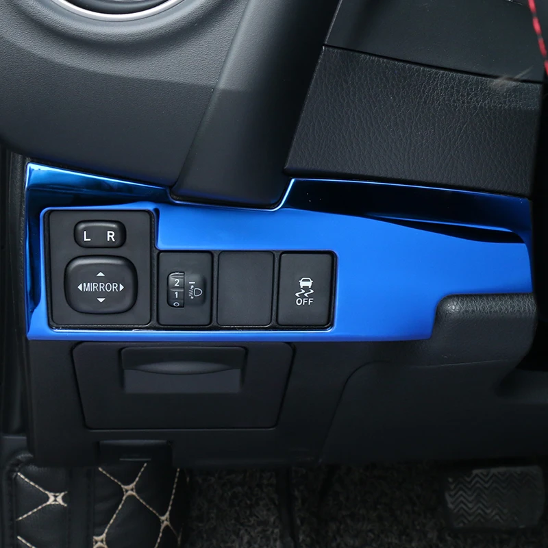 Car Headlight Adjustment Switch Decoration Frame Trim for 2017 2018