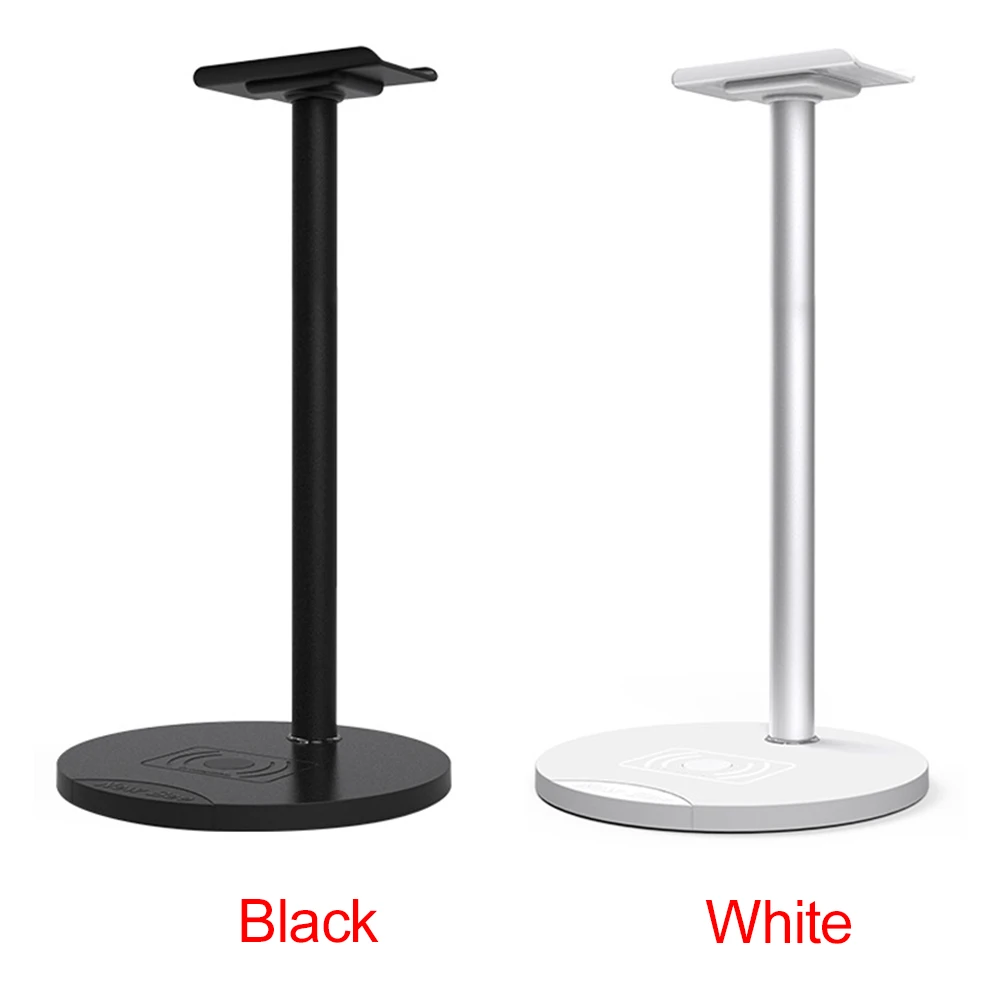 Headset Stand Aluminum Alloy Non Slip for Samsung Smartphone Charger Headphone Wireless Charging Holder Universal Holder