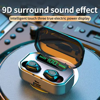 

Earphones Bluetooth Earphone Jogging Wireless Headphones TWS Headset Music Earbuds Heavy Bass Ear Buds With Mic