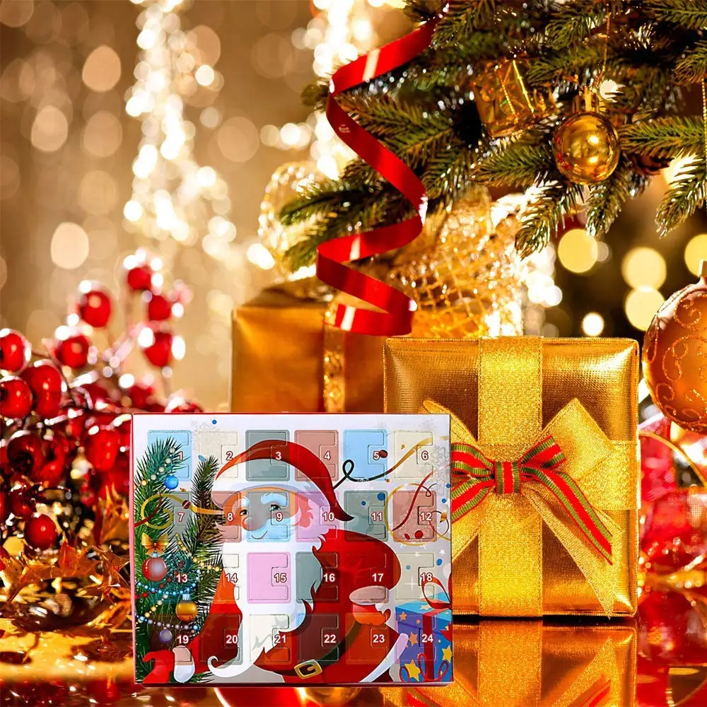 Рождественский календарь обратного отсчета календарь DIY 24 дня Рождественский браслет для детей подростков женщин девочек