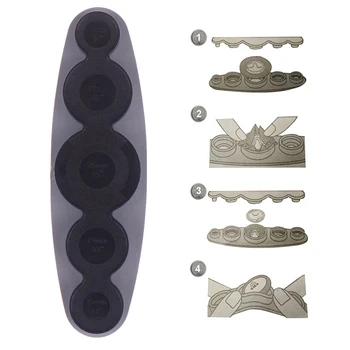 

1 Set of Button Sewing Tool Universal Self Cover Button Making Press Tool For Button Sizes 11 15 19 23 29mm Sew Craft