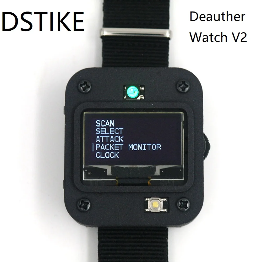 DSTIKE Deauther Watch V2 ESP8266 программируемая макетная плата | Умные часы Arduino NodeMCU I2