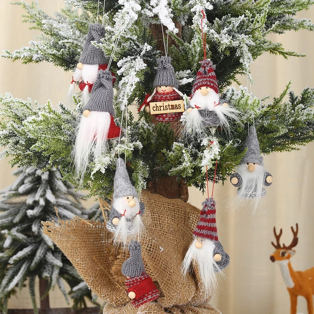 Ornement de cloche de beurre d'elfe sans visage pour hommes et femmes, père  Noël, décorations de Noël, nouveau - AliExpress