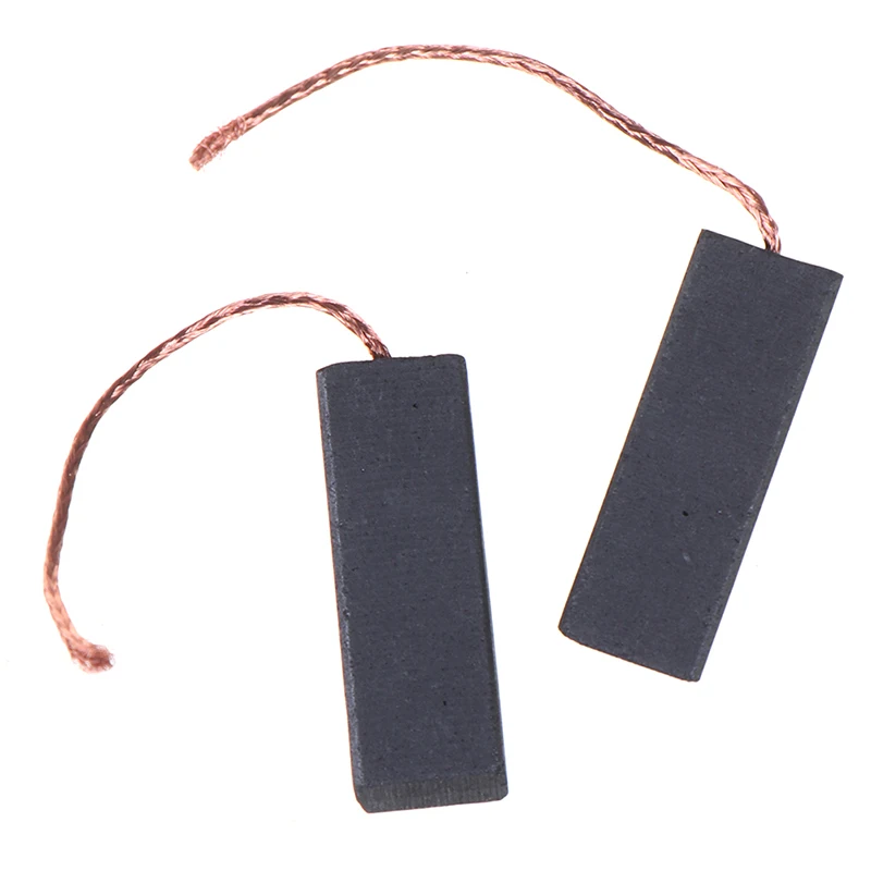 2pcs 5*13.5*40mm Black Carbon Brush Motor With 70mm Length Lead For Washing Machine Dropshipping