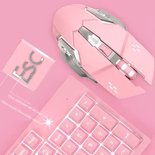 Горячая 2,4G Беспроводная клавиатура мышь комбо перезаряжаемая механическая клавиатура набор мышей BUS66