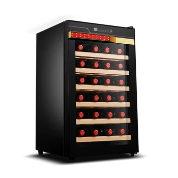 

Fuxin Red Wine Cabinet 28 Bottles of Electronic Thermostatic Ice Bar Household Mini Refrigerated Cigar Cabinet Cool Mini Fridge