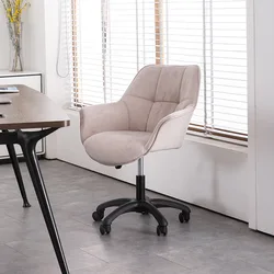 Chaise de bureau rotative à dossier confortable, fauteuil de négociation ergonomique, pour chambre à coucher, salon, café Internet, salle de conférence 