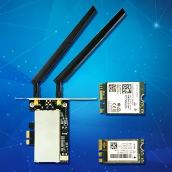 

WTXUP NGFF M2 to PCIE AC Converter Adapter Card AX200 9260 8265 1650A for Laptop
