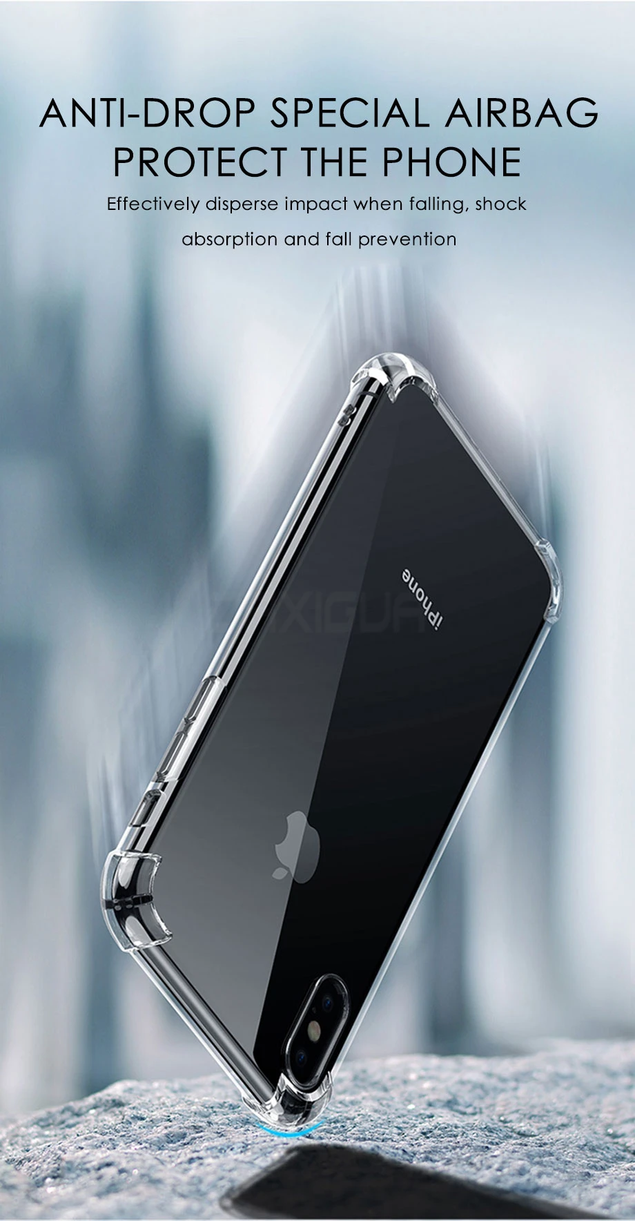 Роскошный противоударный силиконовый чехол для телефона для iPhone 7 8 6 6S Plus 7 Plus 8 Plus XS Max XR 11 чехол Прозрачная защитная задняя крышка
