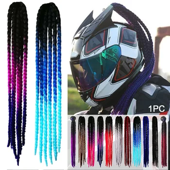 

Decoration Ramp Gradient Suction Cup Helmet Hair Bike Braids Ponytail For Motorcycle Reusable Hong Pigtails Twisting Female