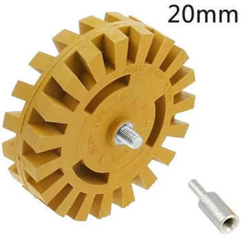 

Rubber 4in Pneumatic Degumming Wheel Grinding Polishing Decal Stickers Removing