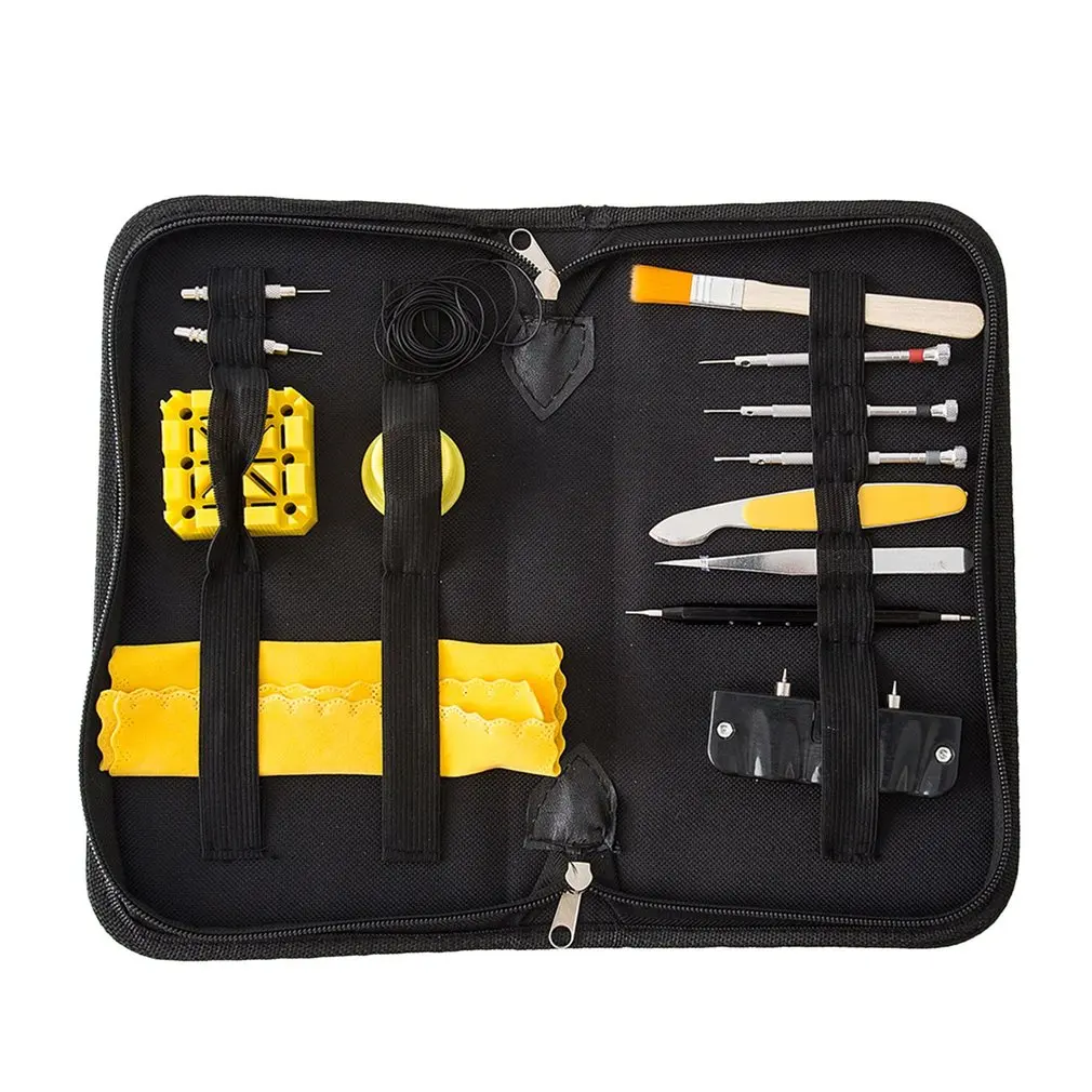 

33 PCS Per Set Domestic Watch Repair Tool Set With Waterproof Ring Watch Repair Tool Bag Professional Watch Repair Tool Kit