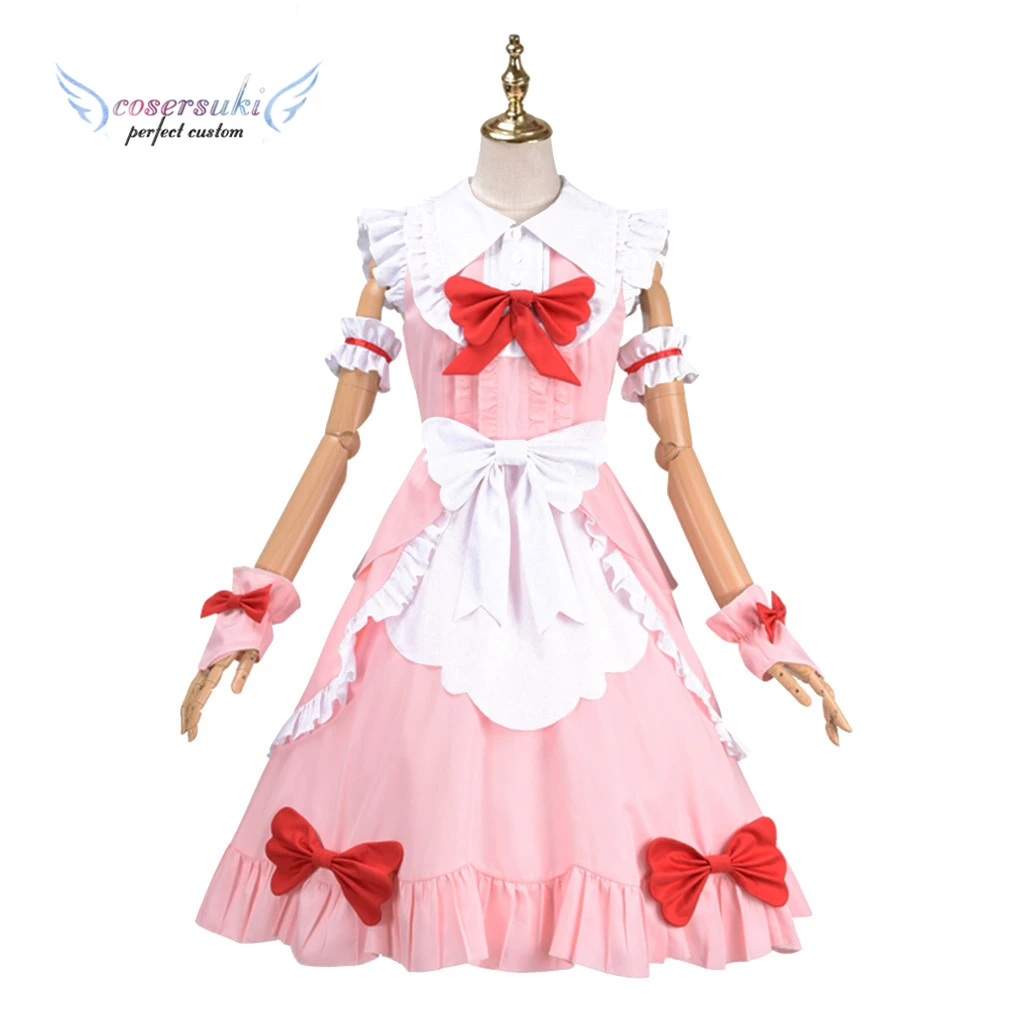 Touhou Project Remilia Scarlet Remiria Sukaretto костюм для косплея розовая горничная карнавальный