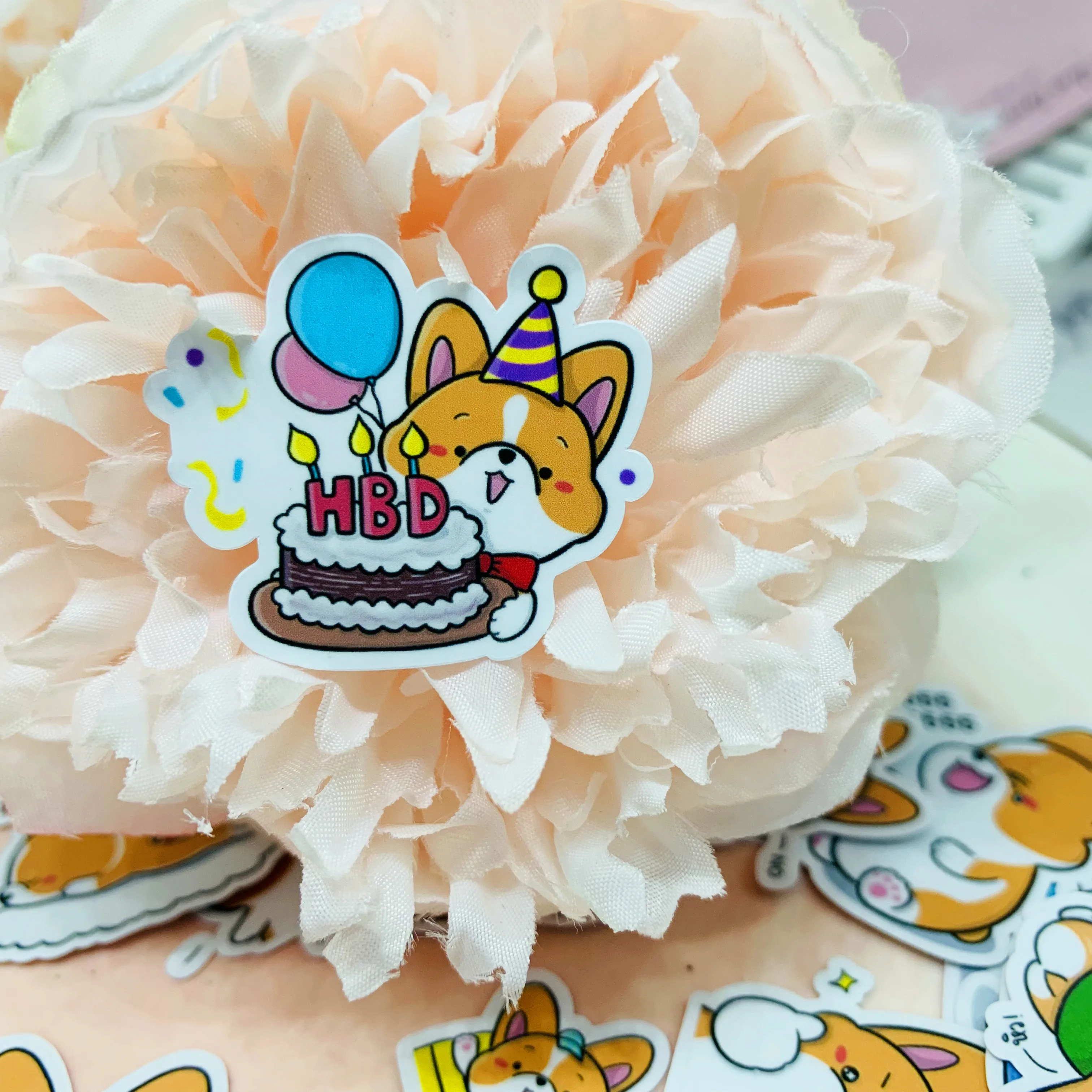 40 шт Милая наклейка corgi для детей Домашние наклейки на книги на ноутбук/декоративные Скрапбукинг/Сделай сам