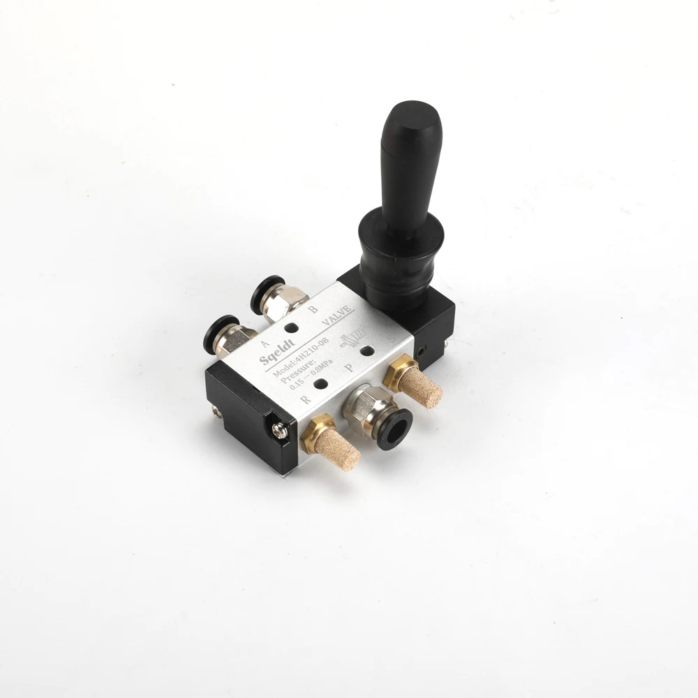 Pneumatic manual valve 4H210 08 two position five way manual direction ...