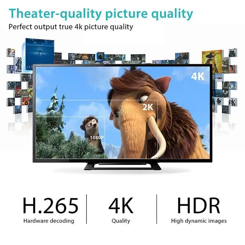 H96 Pro+ 2+ 16G Smart tv Box 4K* 2K 60FPS Android 7,1 Wifi приставка HDMI 2,0 Amlogic S912 BT4.1 100 M/1000 M домашний медиаплеер