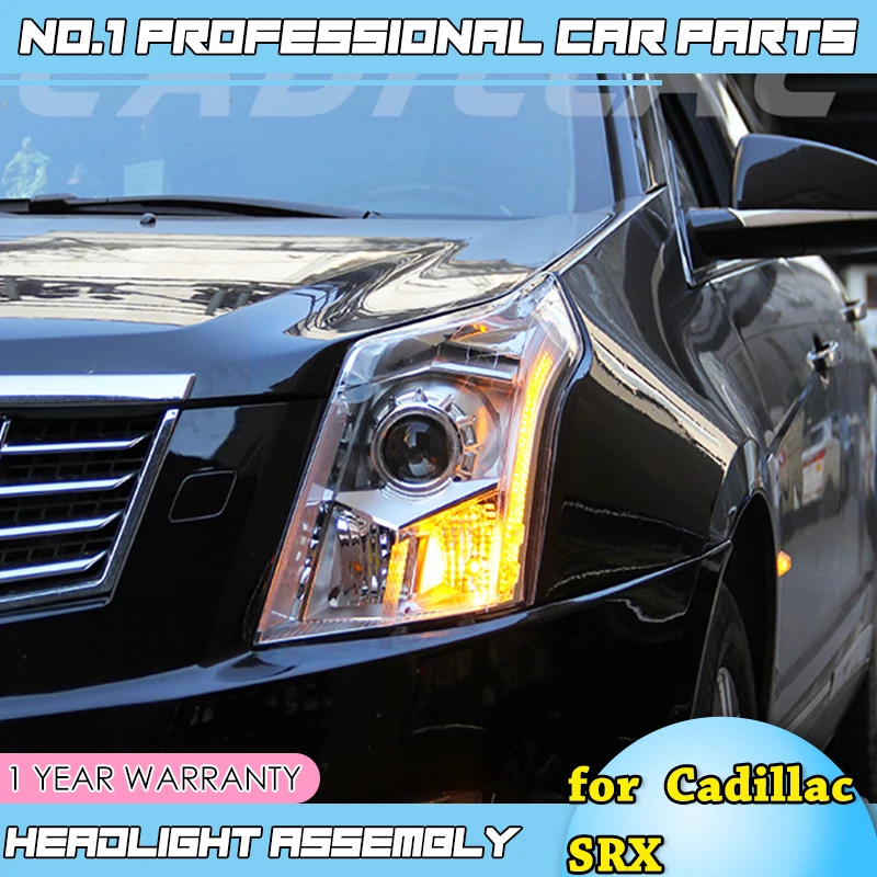 Автомобильный Стайлинг для Cadillac SRX фары 2011- SRX светодиодный фары DRL Объектив Двойной Луч D2H HID Xenon bi xenon объектив