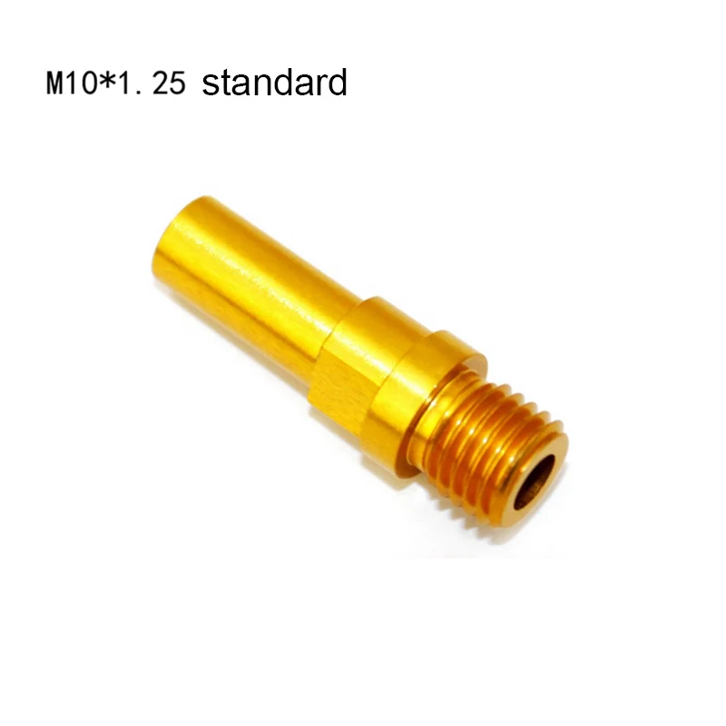 Gold M10 1.25 2шт сплав 7075-T651 велосипед V тормоз Boss консольные тормоза крепление M10 M8 1,25 мм 1,0 мм дополнительный светильник V тормозные винты - Цвет: Gold M10 1.25