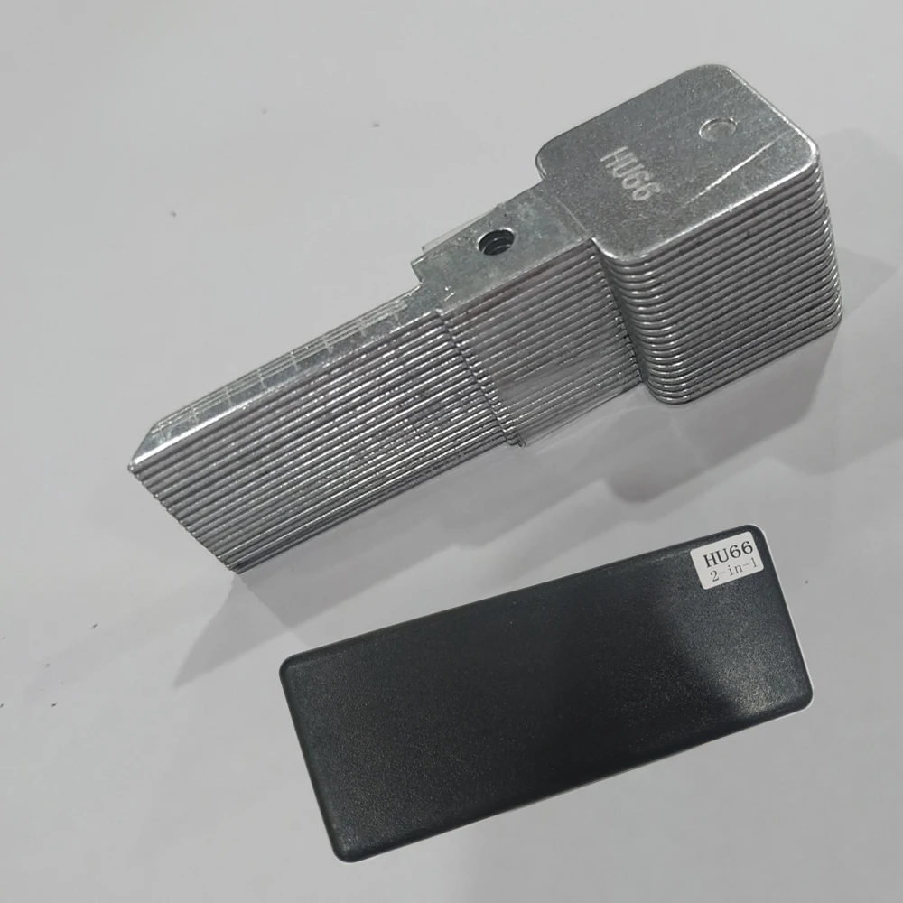 OkeyTech Lishi 2 в 1 HU66 HU101 Слесарные Инструменты Профессиональный инструмент для автомобиля декодер Ganzuas Profesionales пустой ключ лезвие Origina