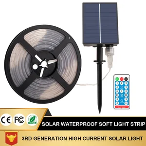 Luz solar led de 500000LM para jardín al aire libre, farola Solar de  aluminio con Control remoto, lámpara de pared solar IP65, nueva - AliExpress