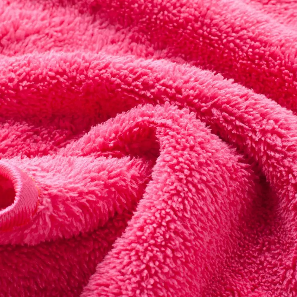 Rosalind микрофибра для снятия макияжа полотенце ванная комната чистые впитывающие полотенца Многоразовые Полотенце для макияжа для удаления лица Уход полотенце розовый