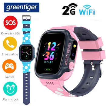 

Greentiger Y92 Kids Smart Watch LBS WiFi Location Position Tracker IP67 Waterproof Flashlight Camera SOS Child Smartwatch VS Q50